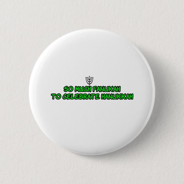 glückliches Chanukka Button (Vorderseite)