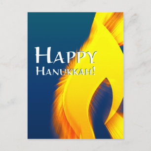 glückliches Chanukka (candleShine) Feiertagspostkarte