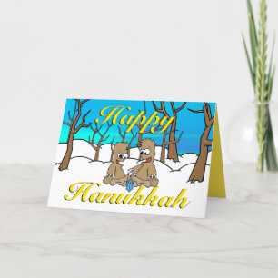 Glückliches Chanukka Feiertagskarte