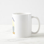 Glückliches Chanukka Kaffeetasse<br><div class="desc">Feiern Sie Chanukka mit einem schönen menorah.</div>