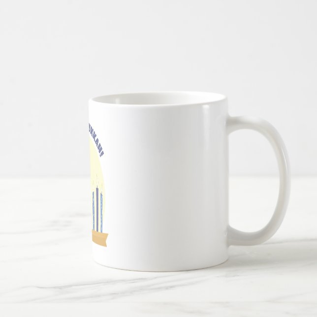 Glückliches Chanukka Kaffeetasse (Rechts)