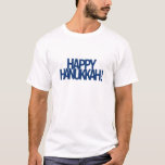 Glückliches Chanukka T-Shirt<br><div class="desc">Glückliches Chanukka! Glückliches Chanukah! Jede Weise buchstabieren Sie sie,  feiern glücklich mit Familie und Freunden.</div>