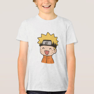 Glückliches Chibi-Ninja-Jugend-Tri-Blend-T-Shirt - Tri-Blend Shirt