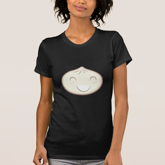Glückliches Dampf-Brötchen T-Shirt (Vorderseite)
