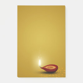 Glückliches Diwali Diya - Posten-it® Anmerkungen Post-it Klebezettel