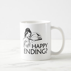 GLÜCKLICHES ENDE KAFFEETASSE