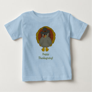 Glückliches Erntedank-Baby-T-Shirt Baby T-shirt