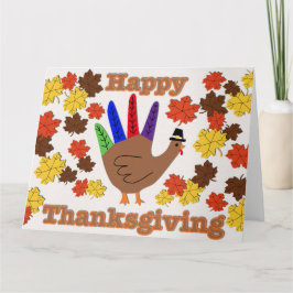 Glückliches Erntedankfest geklappt Dankeschön Kart Dankeskarte