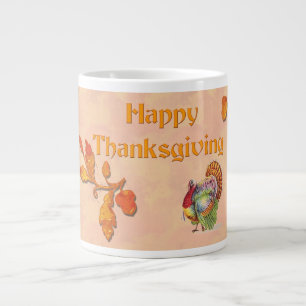   Glückliches Erntedankfest Jumbo-Tasse