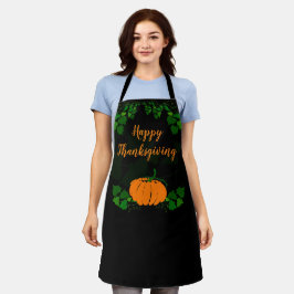 Glückliches Erntedankfest mit Pumpkin Schürze