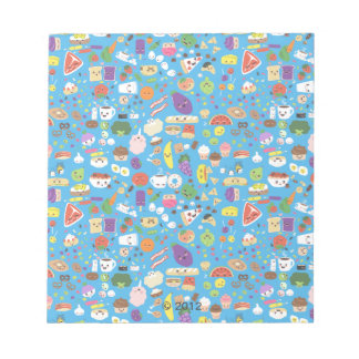 Glückliches Essen Notizblock