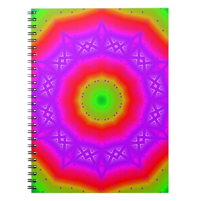 Glückliches Farbnotizbuch Notizblock (Vorderseite)