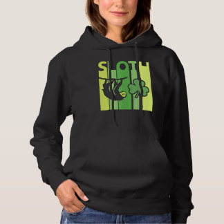 Glückliches Faultier St. Patrick's Day Irisches Vi Hoodie