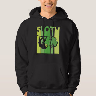 Glückliches Faultier St. Patrick's Day Irisches Vi Hoodie