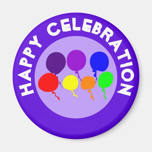 GLÜCKLICHES FEIERN MAGNET (Vorne)