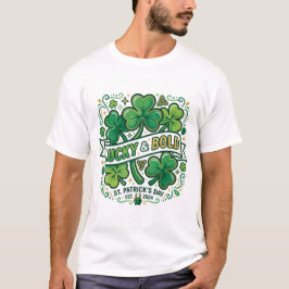 Glückliches & fettes Shamrock St. Patrick’s Day Sh T-Shirt