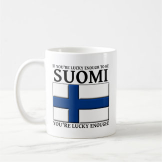 Glückliches finnisches Finnland-Mug Kaffeetasse