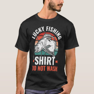 Glückliches Fischen für Fischjäger und Fischer 7 T-Shirt
