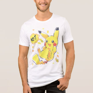 Glückliches Funken Pikachu (Pokemon) Tri-Blend Shirt