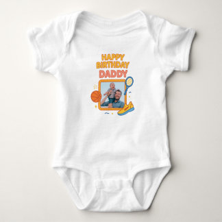 GLÜCKLICHES GEBURTSTAG DADDY BABY SCHLIESST CUSTOM STRAMPLER