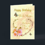 Glückliches Geburtstags-Reiki-Mama-Design Karte<br><div class="desc">Große Glückliche Geburtstags Reiki Mama Design Grußkarte.</div>
