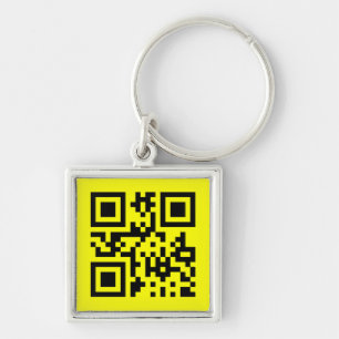 ☺ glückliches Gesicht lächelndes Emoji -- QR C Schlüsselanhänger