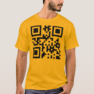 ☺ glückliches Gesicht lächelndes Emoji -- QR Code T-Shirt