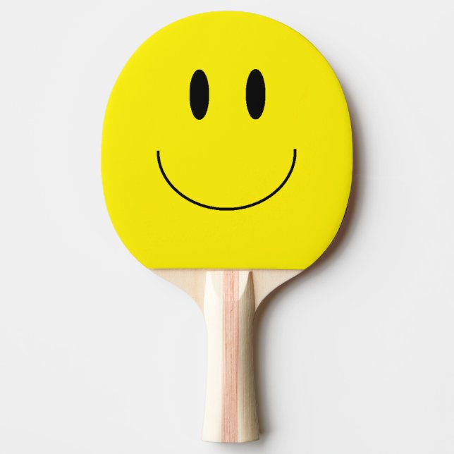 "Glückliches Gesichts-" Klingeln Pong Paddel Tischtennis Schläger (Vorderseite)