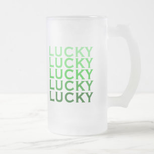 Glückliches glückliches glückliches glückliche mattglas bierglas