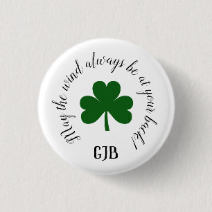 Glückliches Golf Button Button Irish Quote
