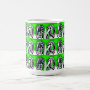 Glückliches Grün Kaffeetasse