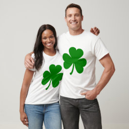 Glückliches grünes St. Patrick's Day Kleeblatt T-Shirt