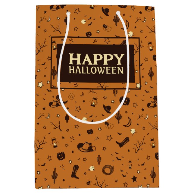 glückliches Halbbild Mittlere Geschenktüte (Vorderseite)