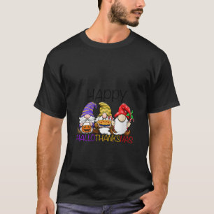 Glückliches Hallothanksmas für Frauen Lustige Frau T-Shirt