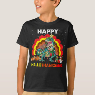 Glückliches Hallothanksmas Weihnachtsfest Shirt fü