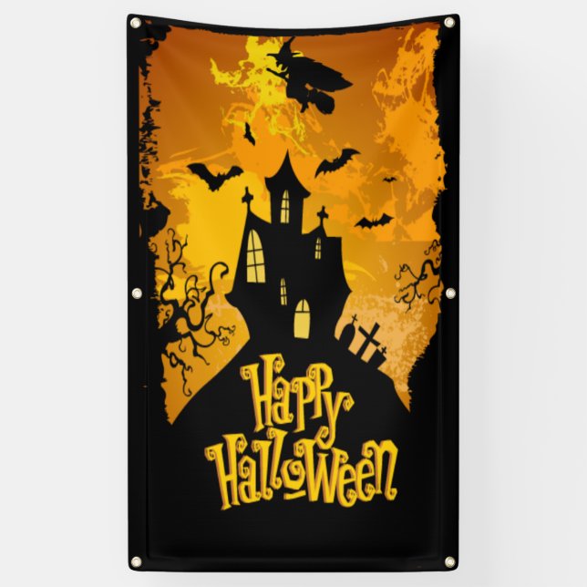 Glückliches Halloween 2 Banner (Vertikal)