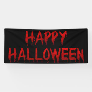 Glückliches Halloween-Bratenfett-Blut Banner
