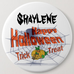 Glückliches Halloween Button