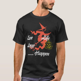 Glückliches Halloween: Der "Live Life Large"-T - S T-Shirt