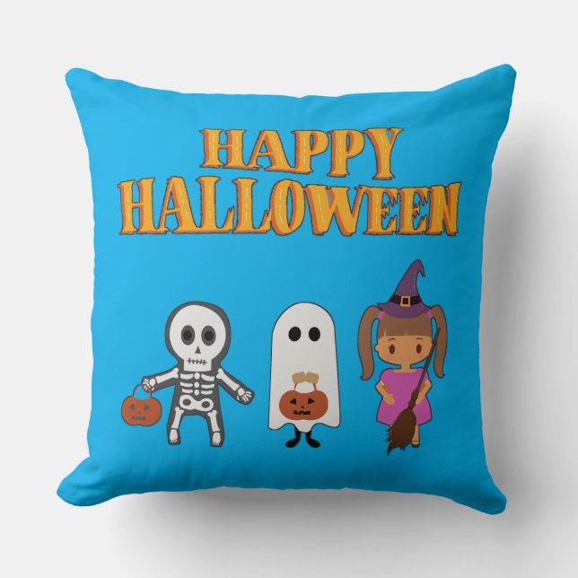 Glückliches Halloween-Geschenk Kissen (Vorderseite)