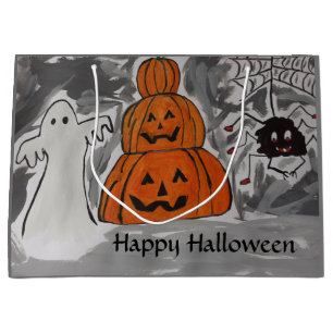 Glückliches Halloween-Geschenkbeutel Große Geschenktüte