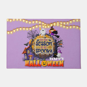 Glückliches Halloween ist eine lustige Jahresfeier Fußmatte