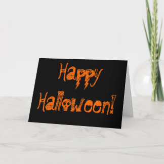 Glückliches Halloween! Karte