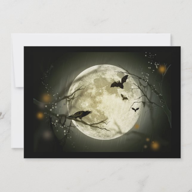 glückliches Halloween Karte (Vorderseite)