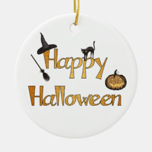 Glückliches Halloween Keramikornament