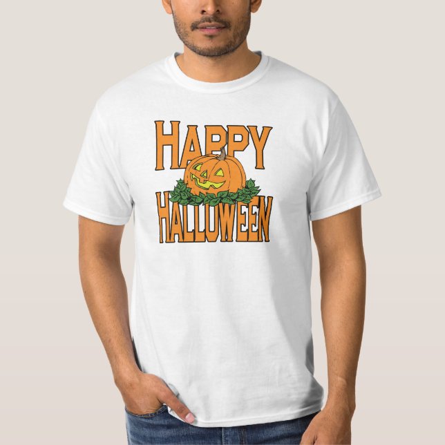 Glückliches Halloween-Kostüm-Wert-T-Shirt T-Shirt (Vorderseite)