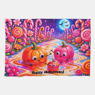 Glückliches Halloween-Küchenhandtuch Geschirrtuch