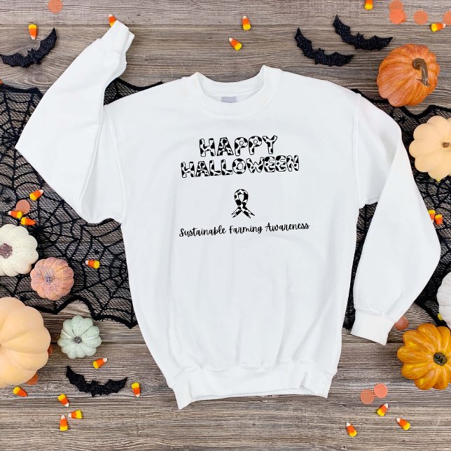 Glückliches Halloween-Nachhaltiges Landwirtschafts Sweatshirt (Von Creator hochgeladen)