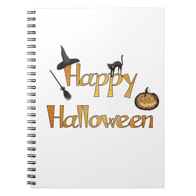 Glückliches Halloween Notizblock (Vorderseite)