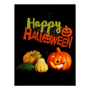 Glückliches Halloween Poster